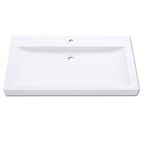 Acrylic solid surface vanity top